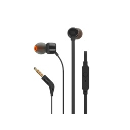 JBL T110 - AURICULARES INTERNOS CON MICRO - EN OREJA - CABLEADO BLACK