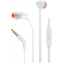 JBL T110 - AURICULARES INTERNOS CON MICRO - EN OREJA - CABLEADO BLANCO