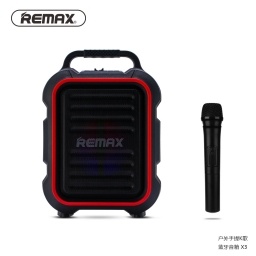 RB-X3 PARLANTE BLUETOOTH + MICROFONO 15W NEGRO