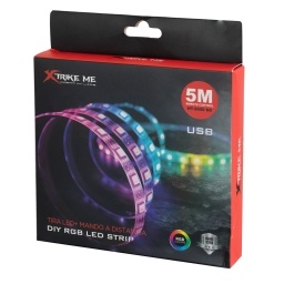 ROLLO LED 5050 RGB 5M C/CONTROL / USB XTRIKE