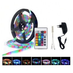 ROLLO LUCES LED RGB 2835 10MTS C/CONTROL