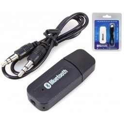 ADAPTADOR RECEPTOR BLUETOOTH PARA RADIO AUT CON CABLE 3.5 TIPO PENDRIVE