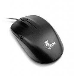 XTECH OPTICAL MOUSE W SCROLL WHEEL 1000 DPI USB BK XTM- 205