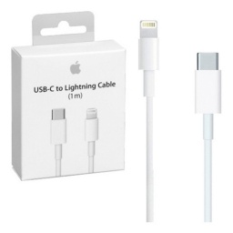 CABLE IPHONE ORIGINAL LIGTHNING USB-C 1M