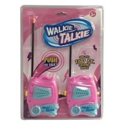 Walkie talkie rosado