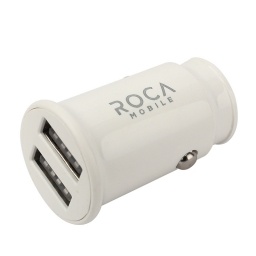 CARGADOR INTELIGENTE AUTO ROCA 3.1A/ 2 USB LIGHTNING