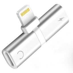 LIGHTNING SPLITTER PARA IPHONE MUSICA Y CARGA