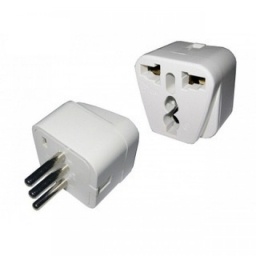 ADAPTADOR DE CORRIENTE UNIVERSAL A 3 EN LINEA BLANCO/ VIVION