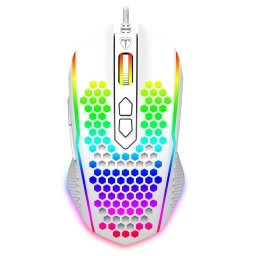 MOUSE GAMER T- DAGGER IMPERIAL T-TGM310 BLANCO PIXART 3212