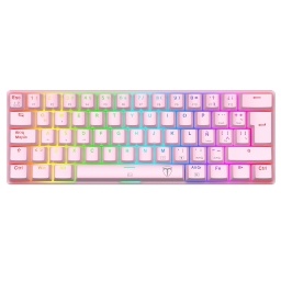 TECLADO MECANICO 60% T-DAGGER ARENA T-TGK321W BLANCO