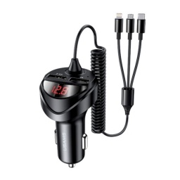 CARGADOR AUTO C22 2 USB/3,4A 3 EN 1 MICRO/TIPO C/LIGHTNING USAMS