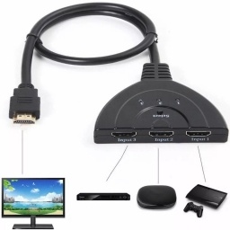 SWITCH HDMI 3 PUERTOS FULL HD 1080P SIN ALIMENTACIN