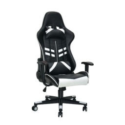 SILLA GAMER MOBI CON POSABRAZOS NEGRO/BLANCO