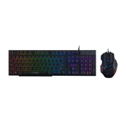 COMBO SHOT GAMING TECLADO 8002 RGB + MOUSE SUP-GM10