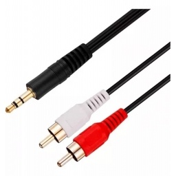 CABLE DE AUDIO 2 RCA M/1 PLUG M 3MTS ANBYTE