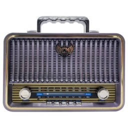 RADIO PORTATIL RETRO AM/FM BLUET MK-195BT