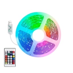 TIRA DE LUCES LED RGB CON CONTROL REMOTO  PX-10100