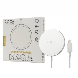 CARGADOR INALAMBRICO MAGNETICO ALUMINIO ROCA 15W