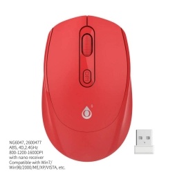 MOUSE INALAMBRICO NG6047 2.4G 4D ONE +