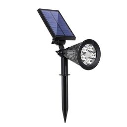 FOCO LED SOLAR EXTERIOR PARA JARDIN  2202