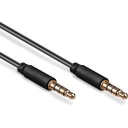 CABLE DE AUDIO 3,5MM BM22 BK 1M FONENG