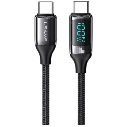 CABLE DE DATOS  TIPOC A TIPOC 100W 1,2M U78 CON LCD CARGA RAPIDA USAMS