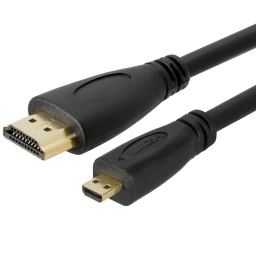 CABLE AUDIO Y VIDEO MICRO HDMI A HDMI 1,5MT FULL HD