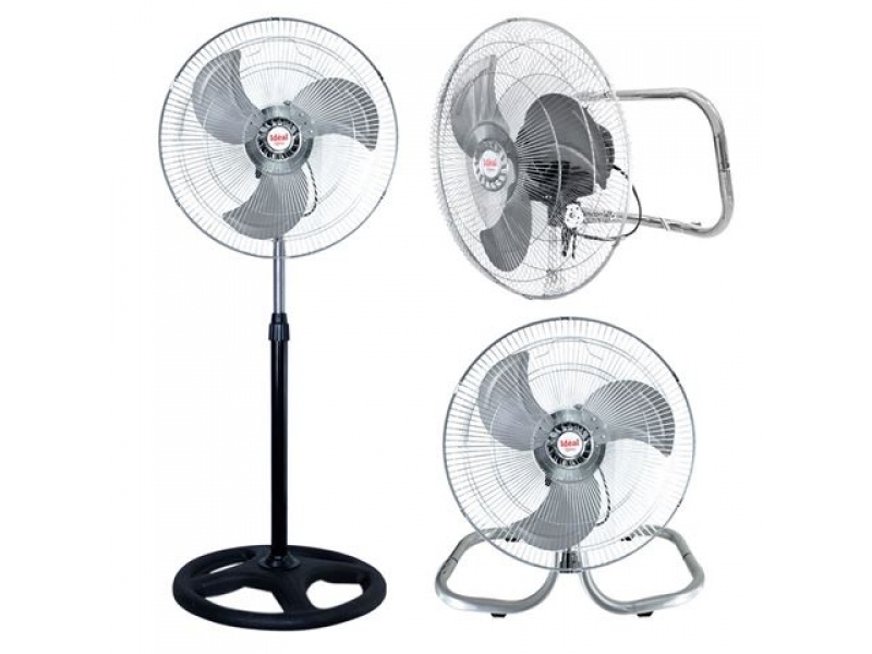 VENTILADOR ODITOX 3 EN 1 PARED MESA PIE TURBO ASPA DE METAL