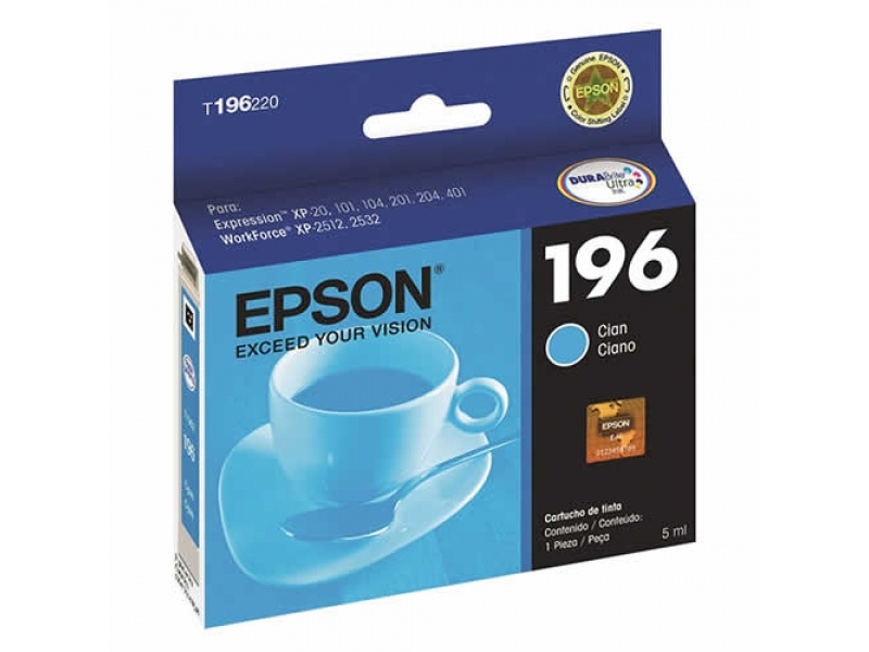 CARTUCHO EPSON T196220 CY