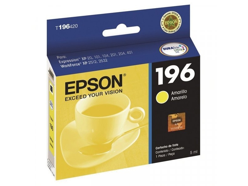 CARTUCHO EPSON T196420 YE