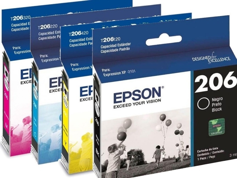 PACK CARTUCHOS COMPATIBLES EPSON 206 XP2101 CT206PK