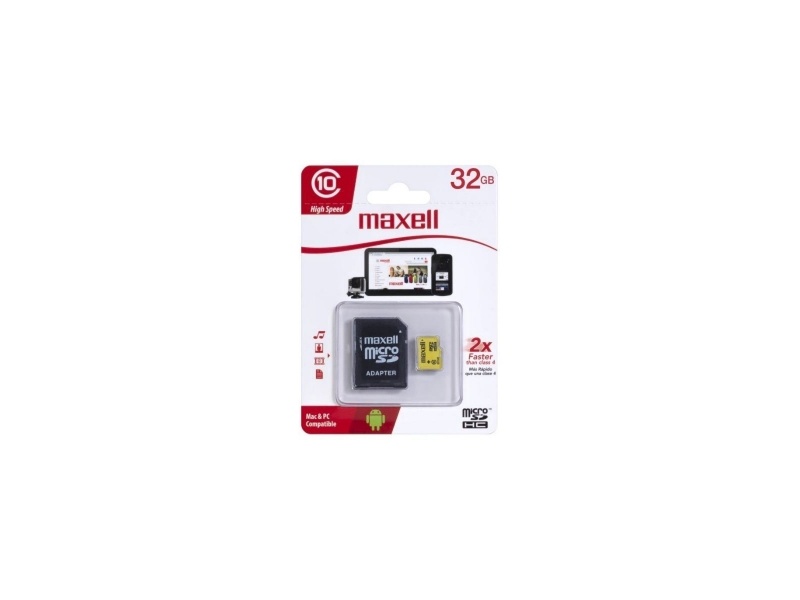 MEMORIA MIC SD MAXELL HC 32GB C10 C/ADAPTADOR