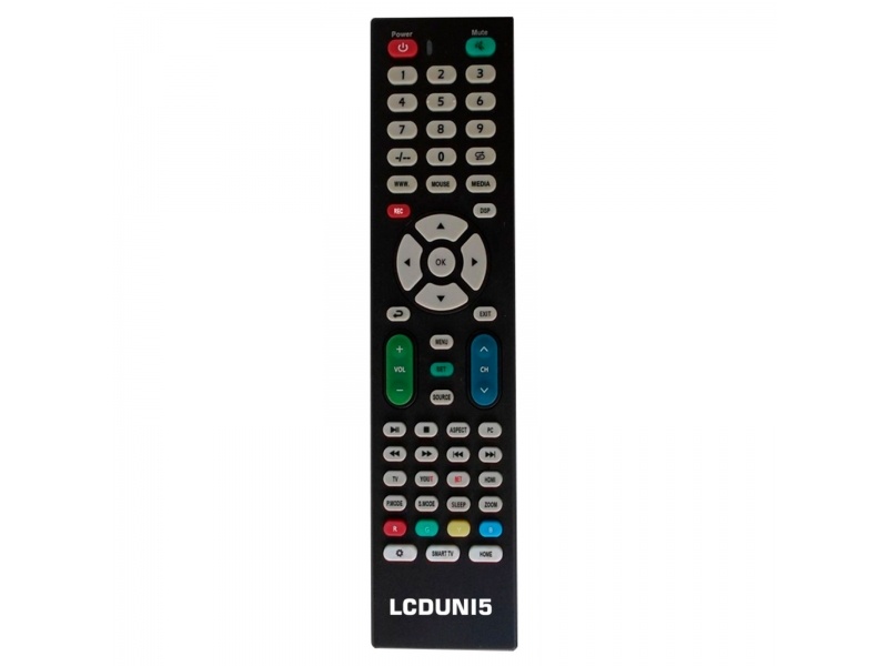 LCDUNI5 CONTROL REMOTO UNIVERSAL TVLCDLED Y SMART