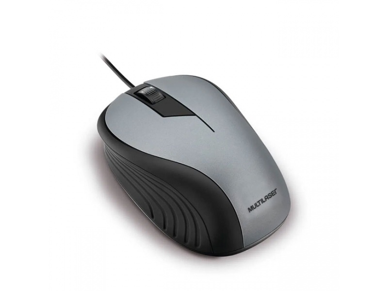 MOUSE ENGOMADO OPT. USB ML M0225 PLATA MULTILASER