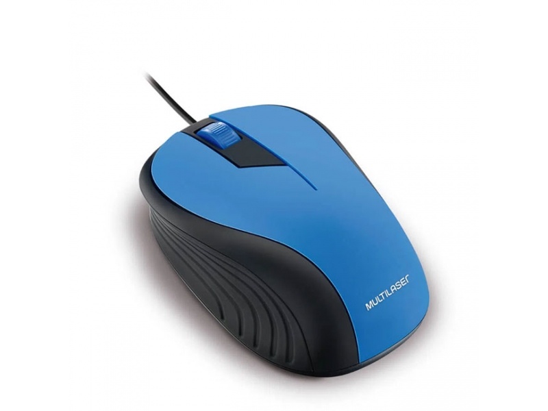 MOUSE ENGOMADO OPT. USB ML M0226 AZUL MULTILASER