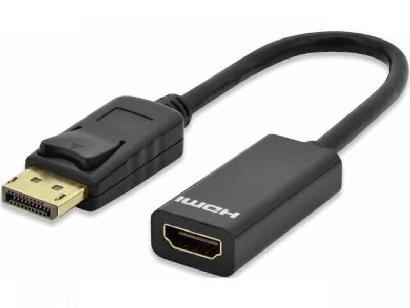 ADAPTADOR CONVERSOR DE DISPLAY PORT A HDMI CORTO DP A HDMI 1080P