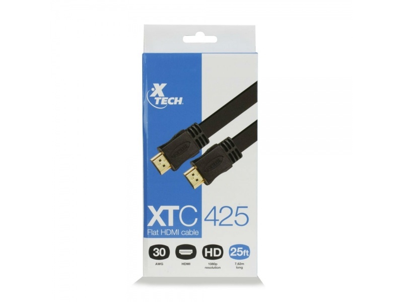 XT CBLS FLAT HDMI XTC-425 25FT M/M