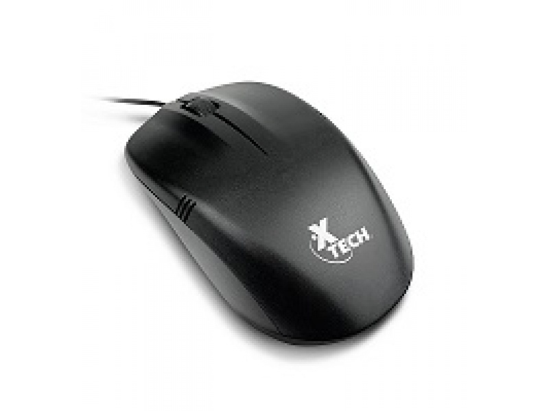 XTECH OPTICAL MOUSE W SCROLL WHEEL 1000 DPI USB BK XTM- 205