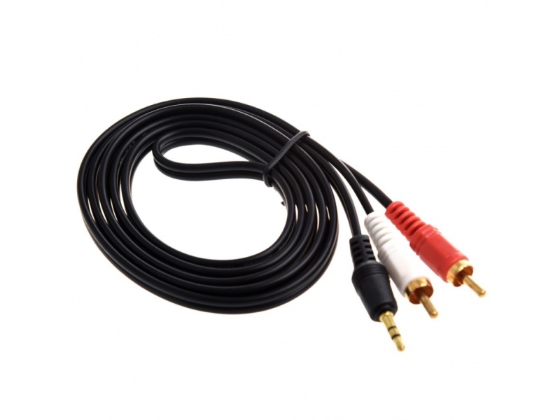 CABLE AUDIO SPICA JACK 3.5MM A 2 RCA MACHO