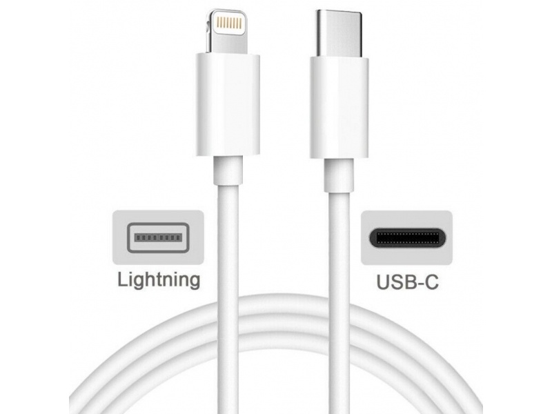 CABLE DATOS ROCA TIPO C - LIGHTNING  CORDON 100CM