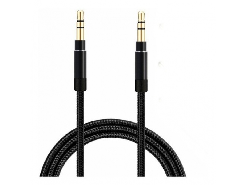 CABLE DE AUDIO ROCA 3.5MM A 3.5 MM (AUXILIAR) 2 METROS