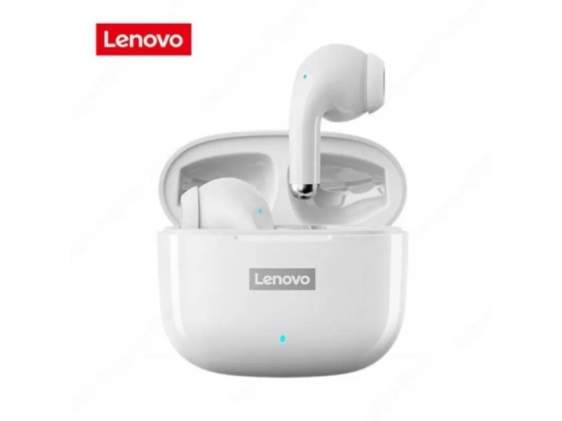 AURICULAR BLUETOOTH LP40 PRO LENOVO BLANCO