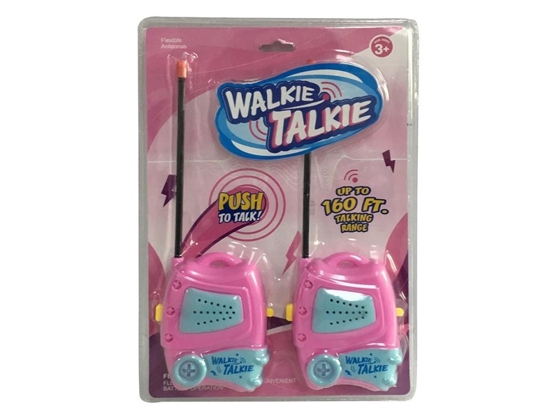 Walkie talkie rosado