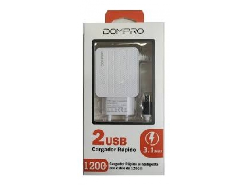 CARGADOR DOMPRO TIPO C 1,2M