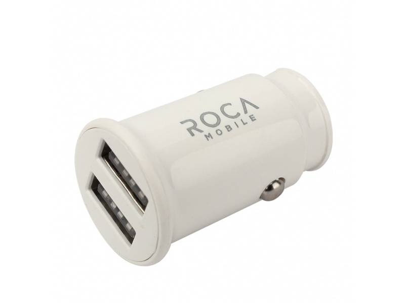 CARGADOR INTELIGENTE AUTO ROCA 3.1A/ 2 USB LIGHTNING