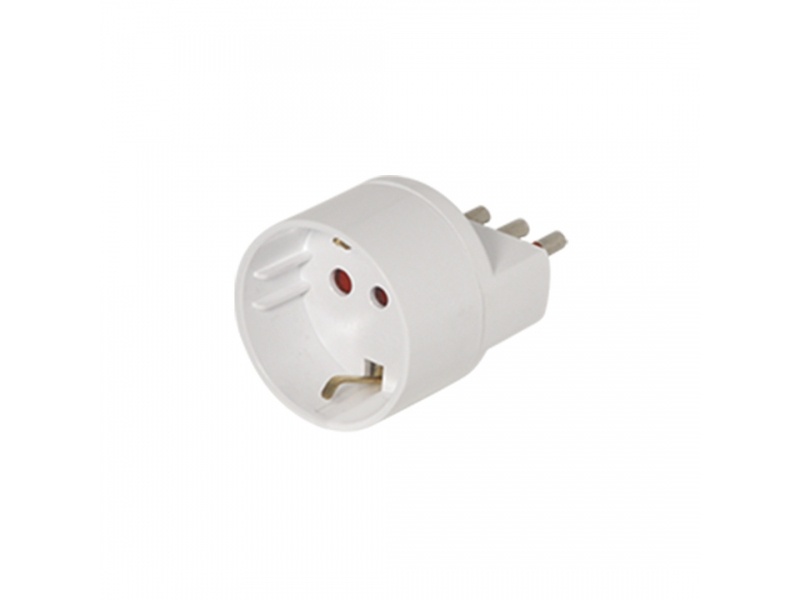 ADAPTADOR DE CORRIENTE SCHUKO A 3 EN LNEA  VIVION 711002