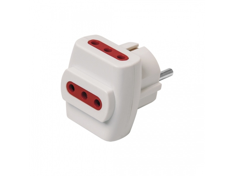 ADAPTADOR DE CORRIENTE TRIFSICO 3X3 EN L CON SCHUKO VIVION 717321