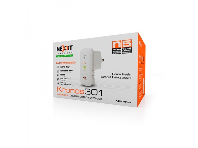 NEXXT KRONOS301 WRLSS-N WALL UNIV REPEATER AP AEI