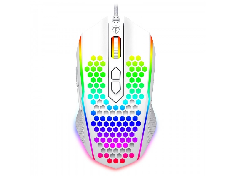 MOUSE GAMER T- DAGGER IMPERIAL T-TGM310 BLANCO PIXART 3212