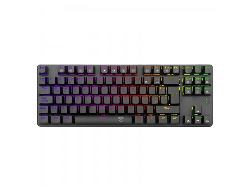 TECLADO MECANICO TKL T- DAGGER T-TGH315 BORA RGB NEGRO SWITCH R ESP